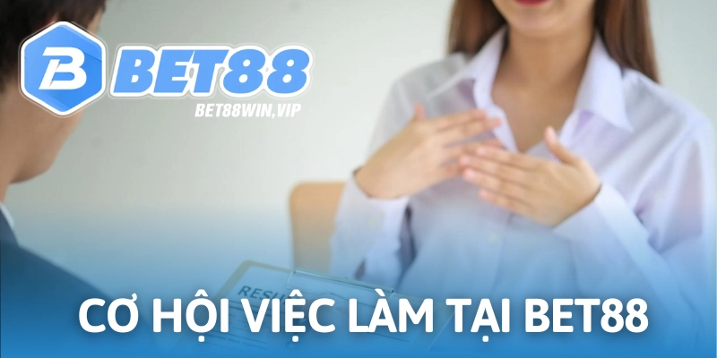Tuyển dụng việc làm 2025 tại nhà cái Bet88